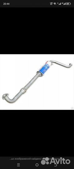 Резонатор с гофрой для ваз 2114