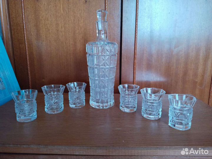 Графины, стопки,штофы, стаканы СССР