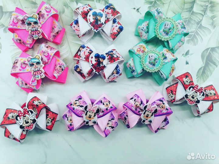Яркие бантики для принцесс