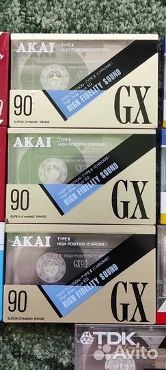 Аудио кассеты новые akai