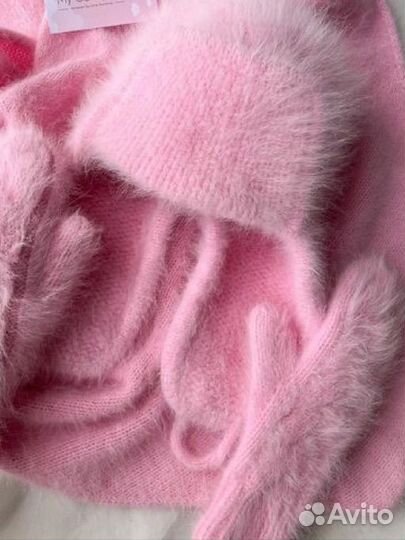 Комплект шапка, шарф