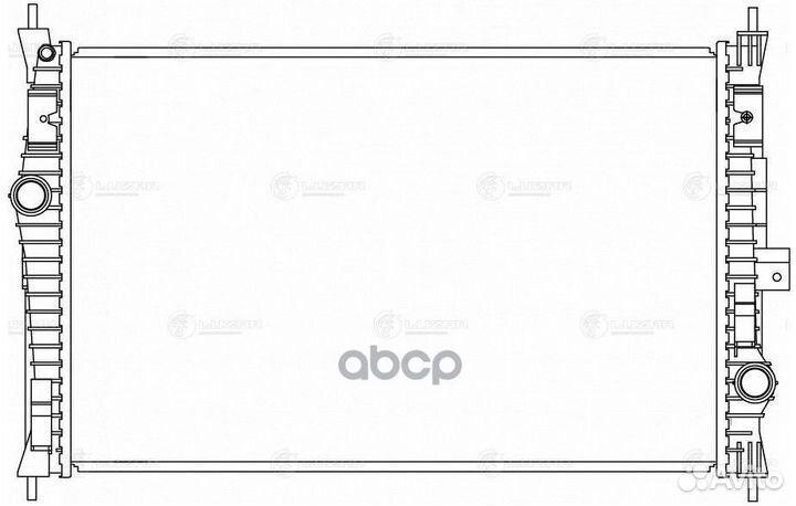 Радиатор охл. для ам Peugeot Expert (K0) (16)