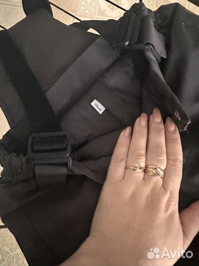 Штаны на лямках зимние