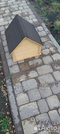 Будка домик сруб для собачки, кота, белки