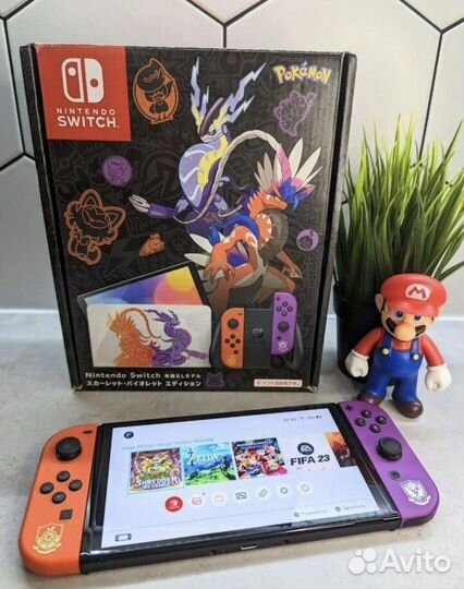 Nintendo switch oled pokemon чипованная