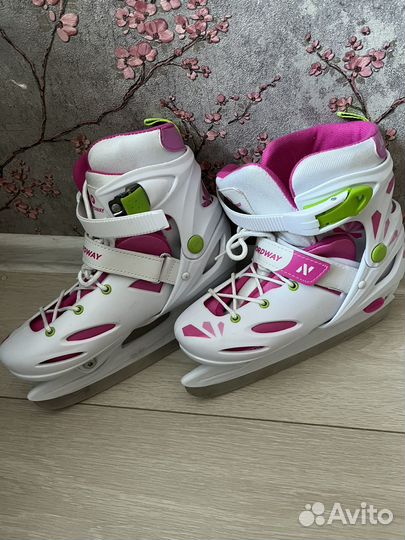 Коньки детские раздвижные 34 37