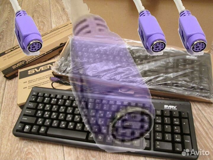 PS/2 Новые sven basic 300 и бу Genius