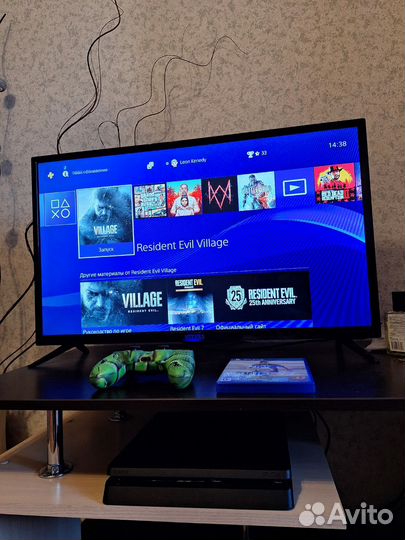 Sony PS4 slim 1 tb +игры