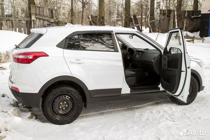 Накладки на пороги Hyundai Creta 1 (16-21) RA