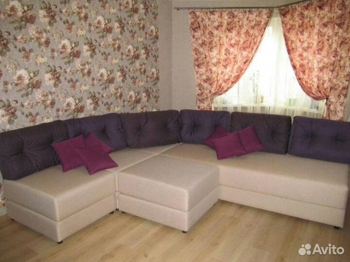 Перетяжка и замена обивки диванов из рогожки