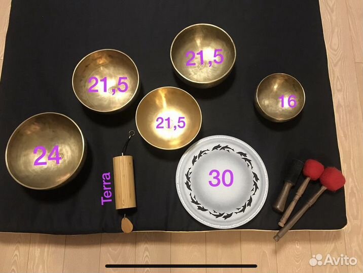 Тибетские поющие чаши, аренда