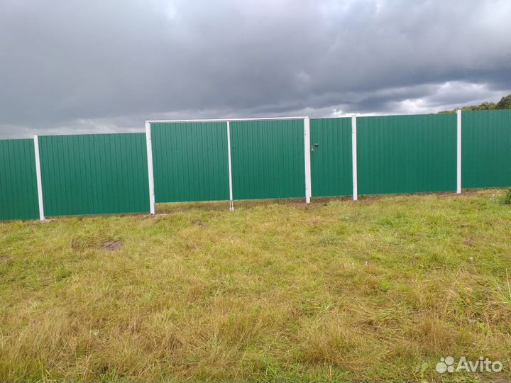 Заборы из евроштакетника под ключ