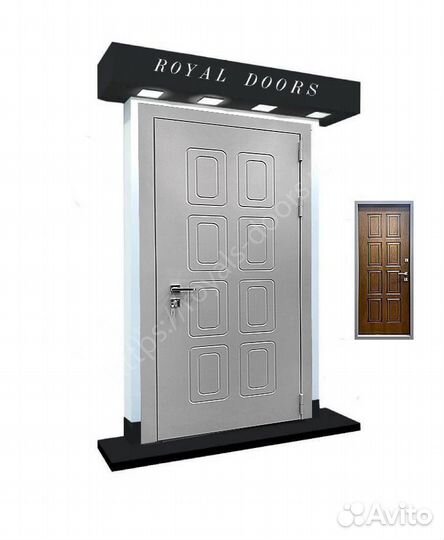 Входная металлическая дверь с терморазрывом