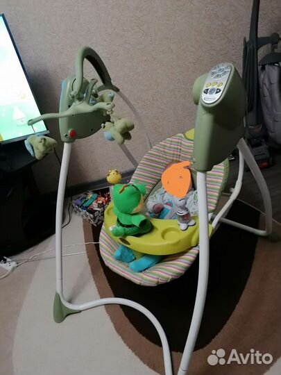 Электронные качели для новорожденных