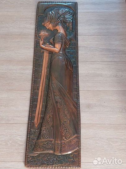 Картина медная чеканка СССР