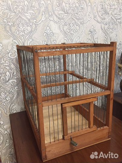Клетка деревянная для птиц и мелких животных