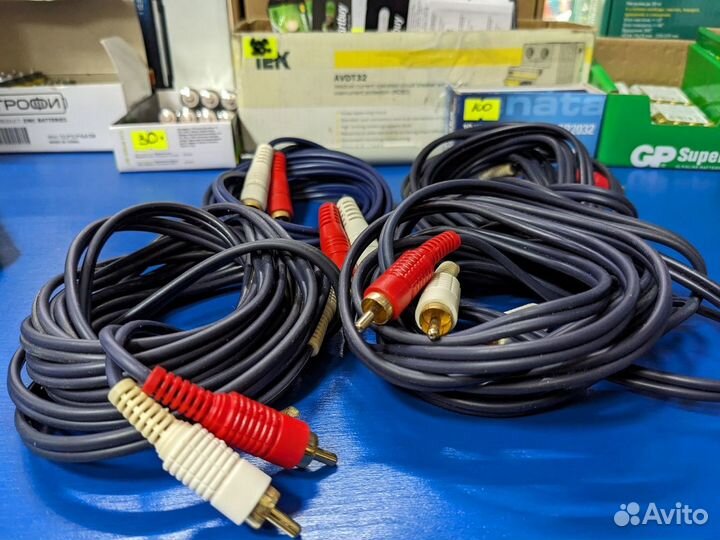 Аудио кабели rca (тюльпаны)