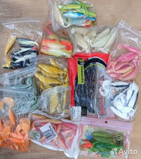 Силиконовые рыболовные приманки