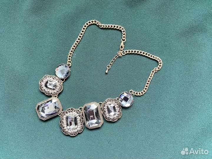 Новое колье с подвесками бижутерия Польша
