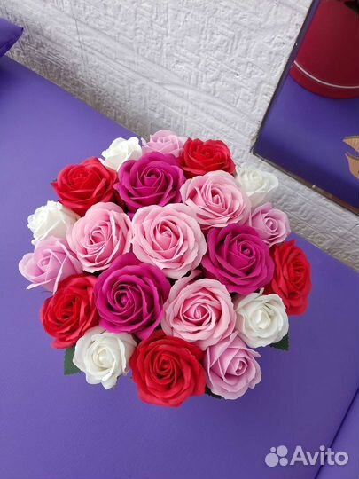 Букет цветов из мыла