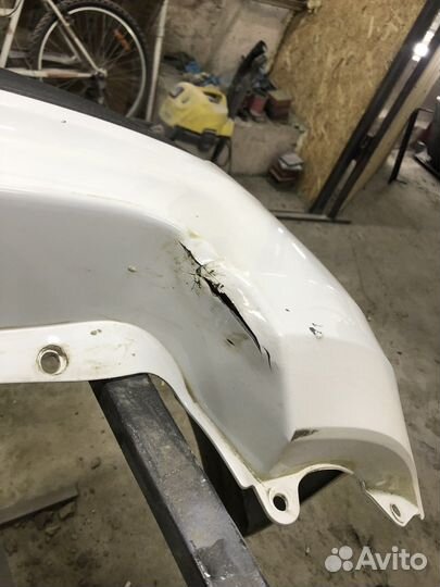 Задний бампер LADA granta fl седан под ремонт