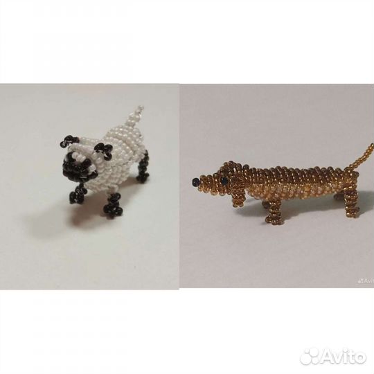 Мопс/Такса из бисера