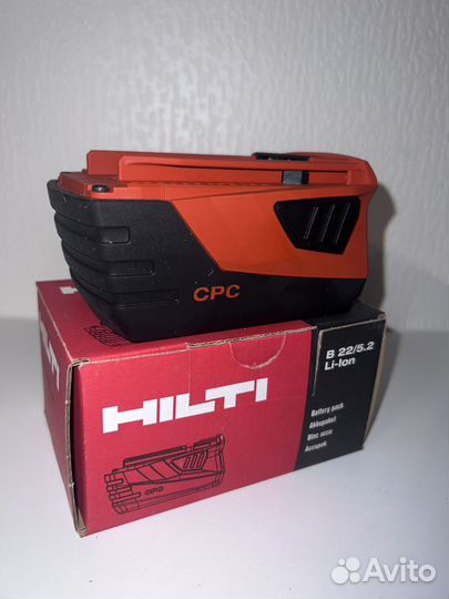 Батарея Hilti 22В 5.2А 2024 г.в