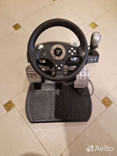 Руль RGT FFB PRO Clutch Thrustmaster. 2, 3 педали