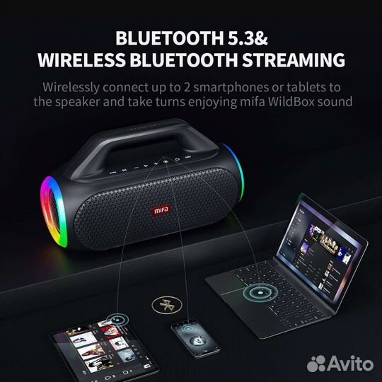 Портативная Bluetooth колонка Mifa WildBox 60W