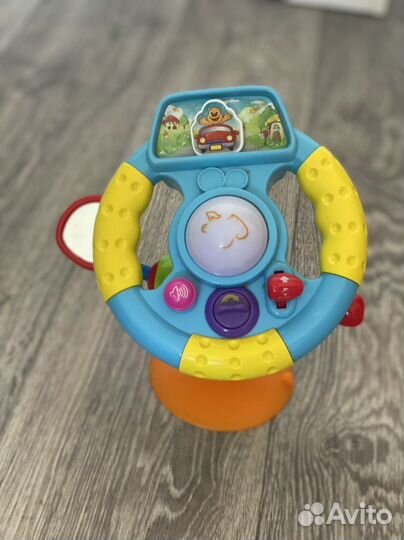 Развивающий музыкальный столик и руль музыкальный