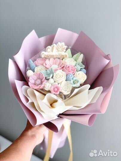 Шоколадный букет на 1 сентября, сладкий букет