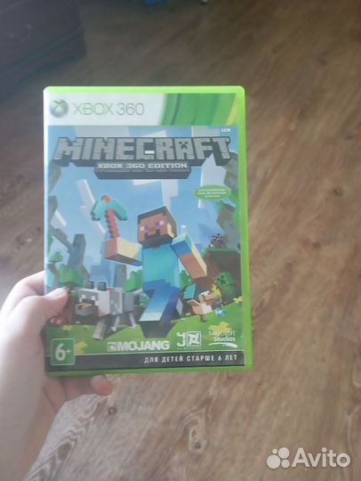 Диски для Xbox 360 майнкрафт в отличном состоянии