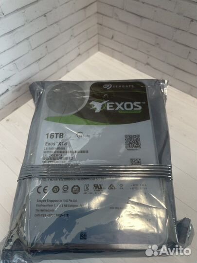Жесткий диск seagate Exos 16tb x18 ST16000NM000J