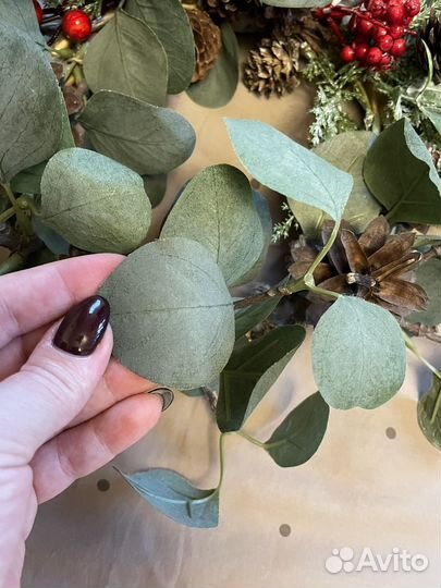 Новогодний венок на дверь