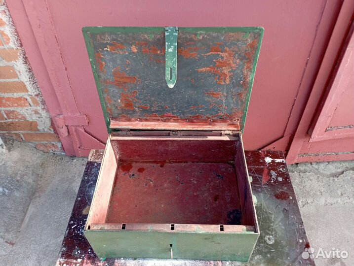 Ящик - сейф металлический СССР