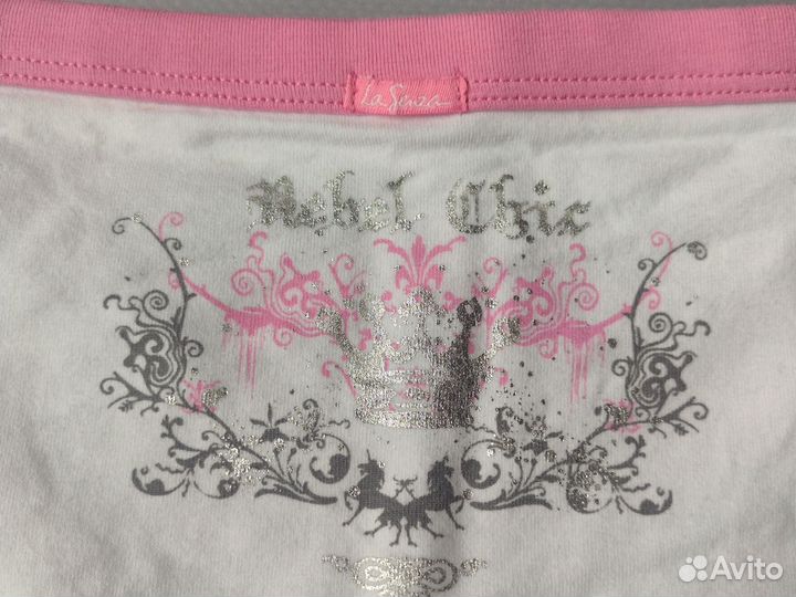 Новые L/46-48 женские трусы La Senza Хлопок белые