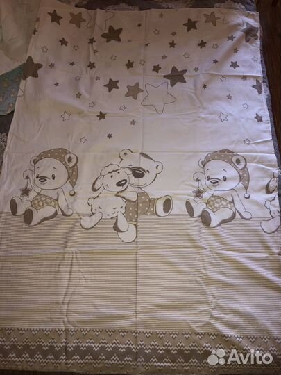 Комплект постельного белья в детскую кроватку