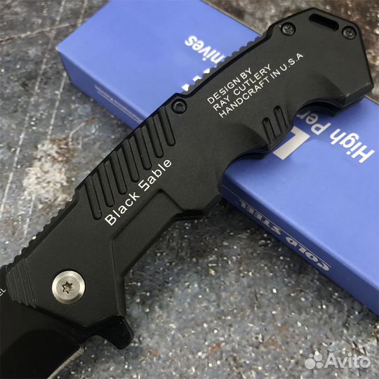 Нож складной туристический сталь 440с