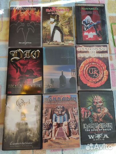 Музыкальные DVD диски рок и поп музыка