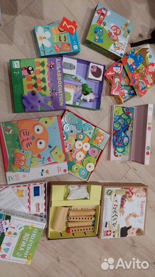 Разв.игрушки djeco, ELC, ravensburger, larsen