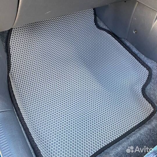 Коврики EVA 3Д на RAV4 XA10 серый+черный