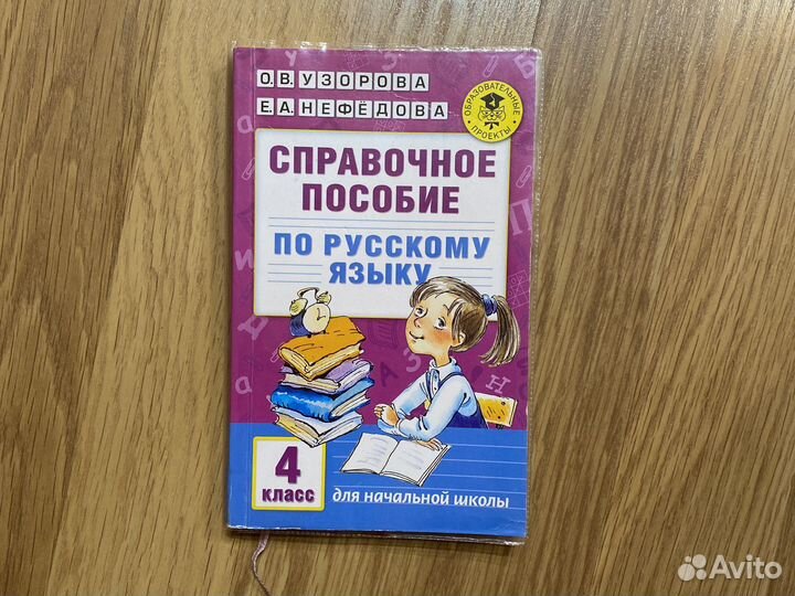 Справочное пособие по русскому языку 4 класс