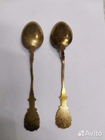 Чайные ложки сувенирные Хабаровск Эмаль 2 шт (Ч)