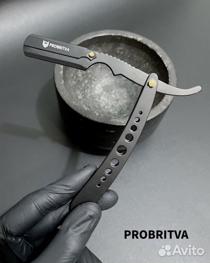 Опасная бритва со сменными лезвиями,шаветка барбе