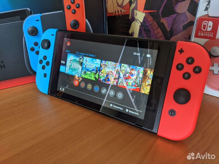 Nintendo switch 2 rev прошитая Picofly 128 Gb