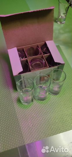 Стаканы, рюмки, стопки набор 9 штук