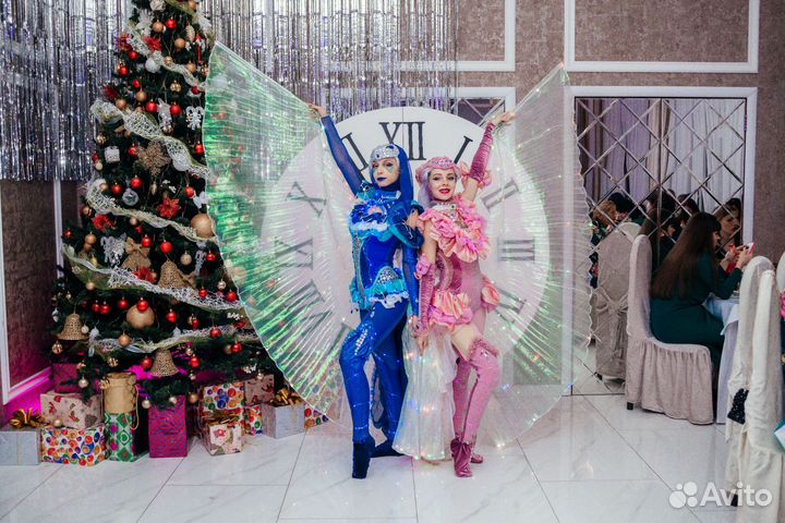 Новогоднее фаер шоу