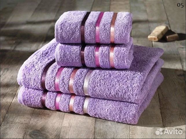 Наборы Полотенец Новые - Махровые (100 Хлопок)