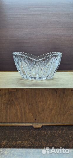 Салатник хрустальный