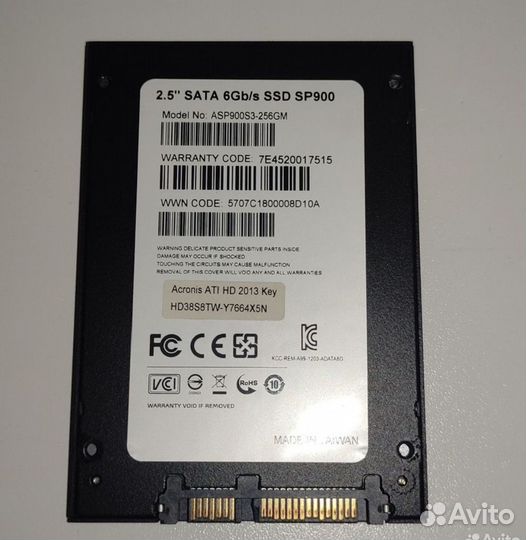 Жёсткие диски HDD/SSD